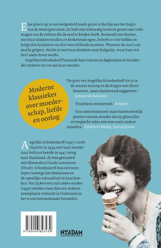 Achterkant van Jij bent niet zoals andere moeders