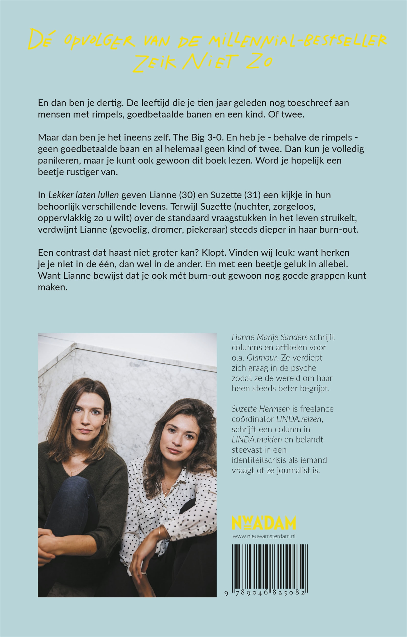 Achterkant van Lekker laten lullen