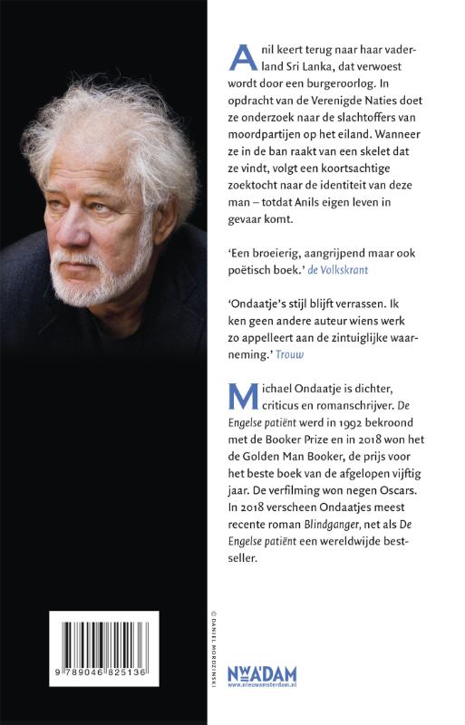 Achterkant van De geest van Anil