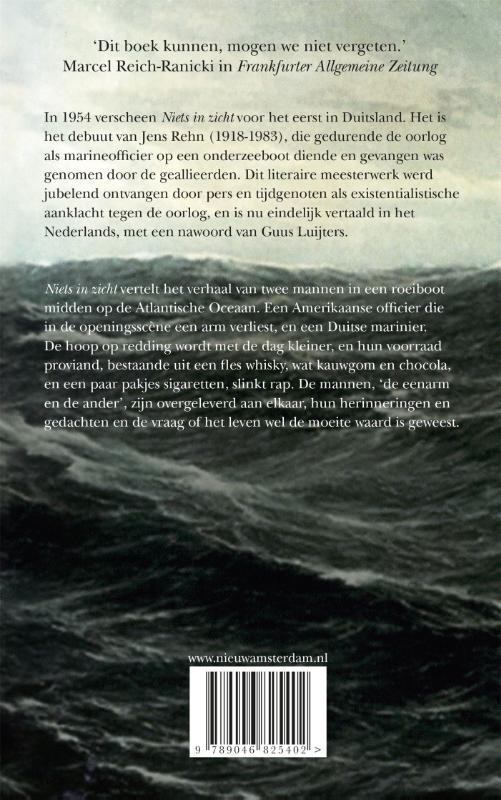 Achterkant van Niets in zicht