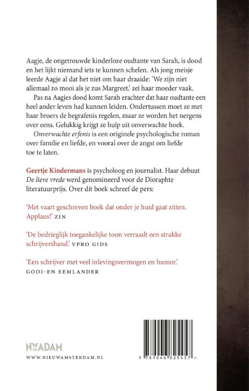 Achterkant van Onverwachte erfenis