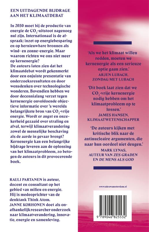 Achterkant van Kernenergie als kans