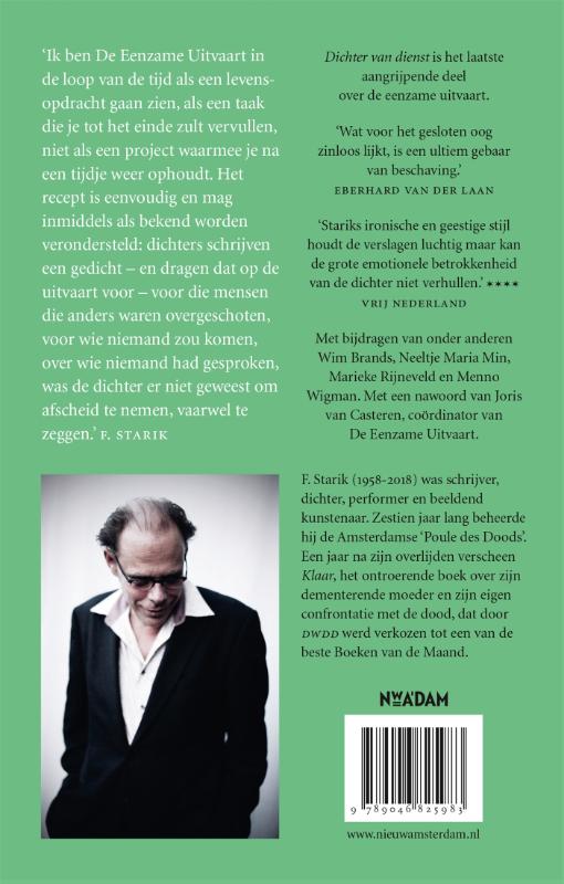 Achterkant van Dichter van dienst