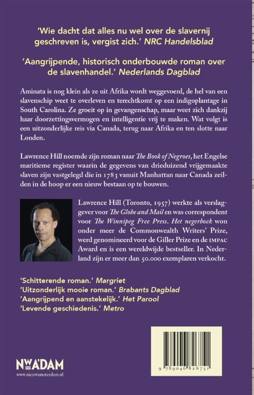 Achterkant van Het negerboek