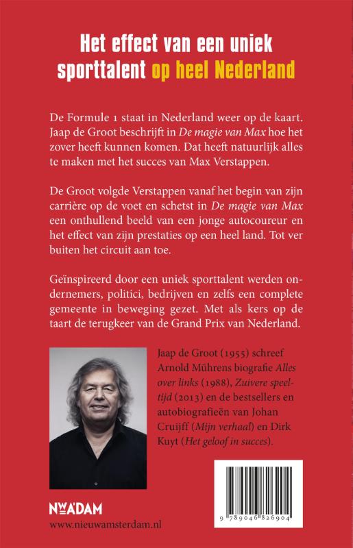 Achterkant van De magie van Max