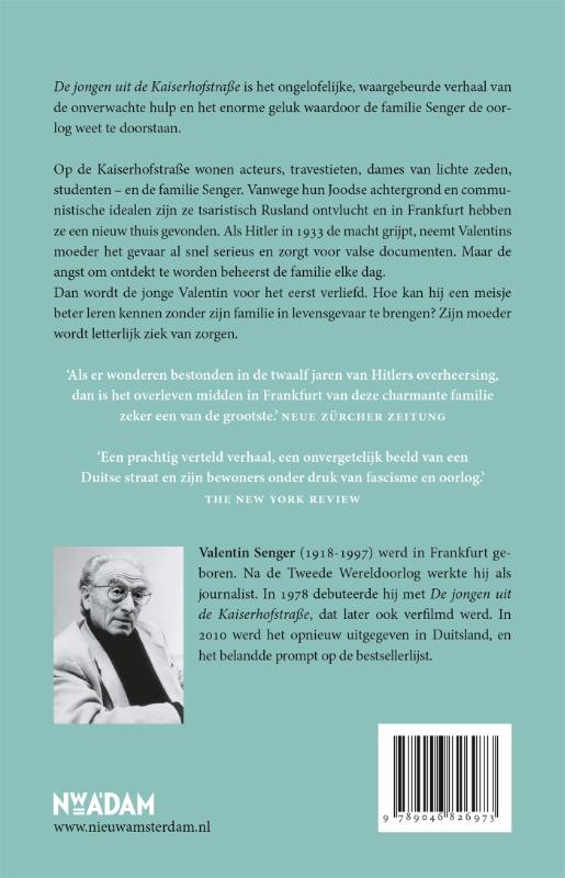 Achterkant van De jongen uit de Kaiserhofstrasse