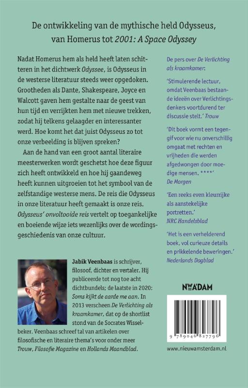 Achterkant van Odysseus' onvoltooide reis