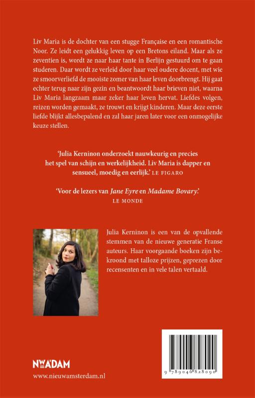 Achterkant van Liv Maria