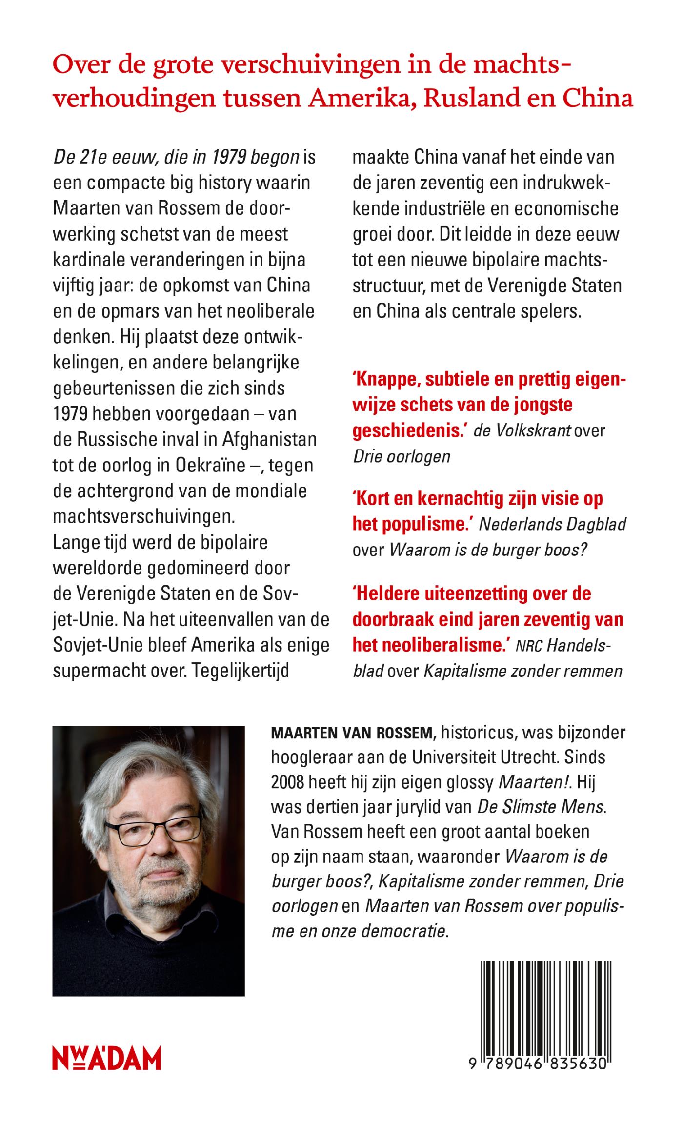 Achterkant van De 21e eeuw, die in 1979 begon