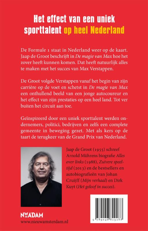 Achterkant van De magie van Max