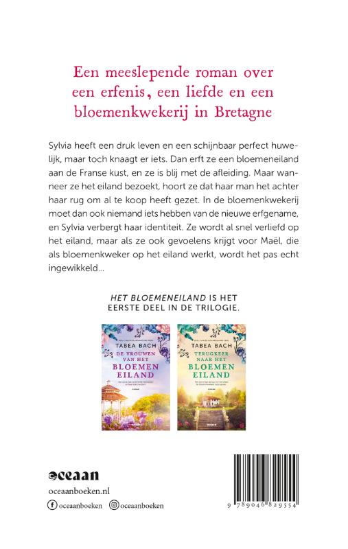 Achterkant van Het bloemeneiland