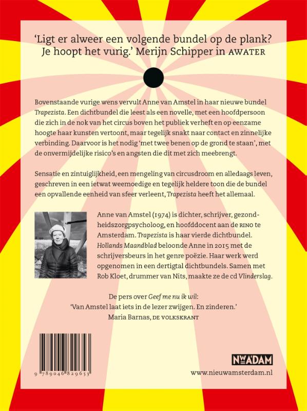 Achterkant van Trapezista