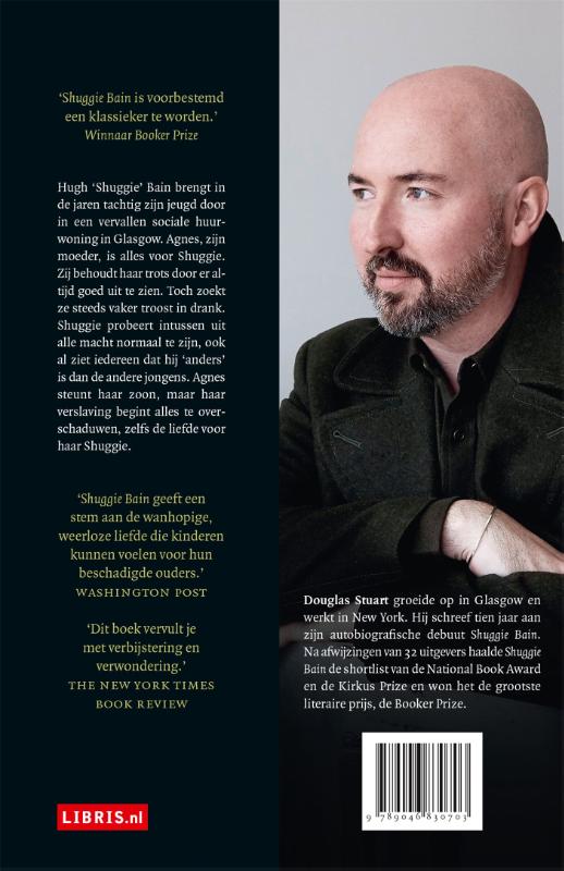 Achterkant van Shuggie Bain