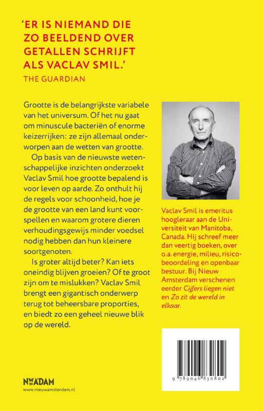Achterkant van Orde van grootte