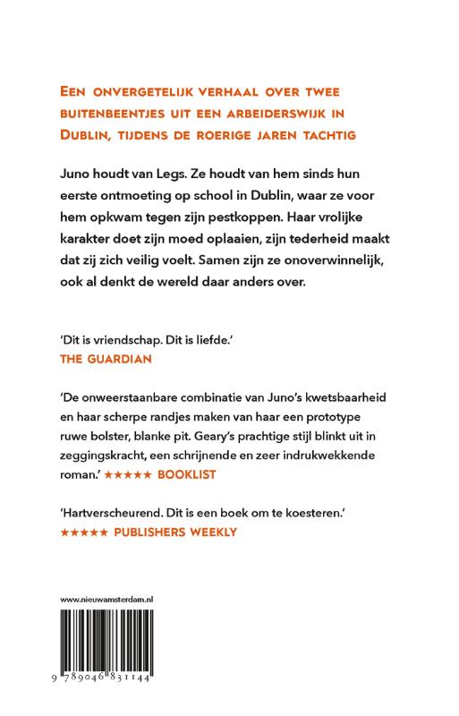 Achterkant van Juno en Legs