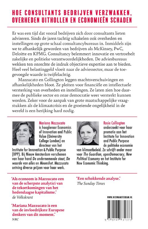 Achterkant van De consultancy industrie