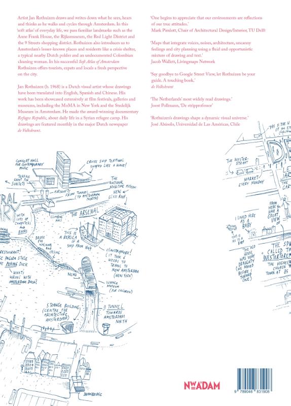 Achterkant van The soft atlas of Amsterdam