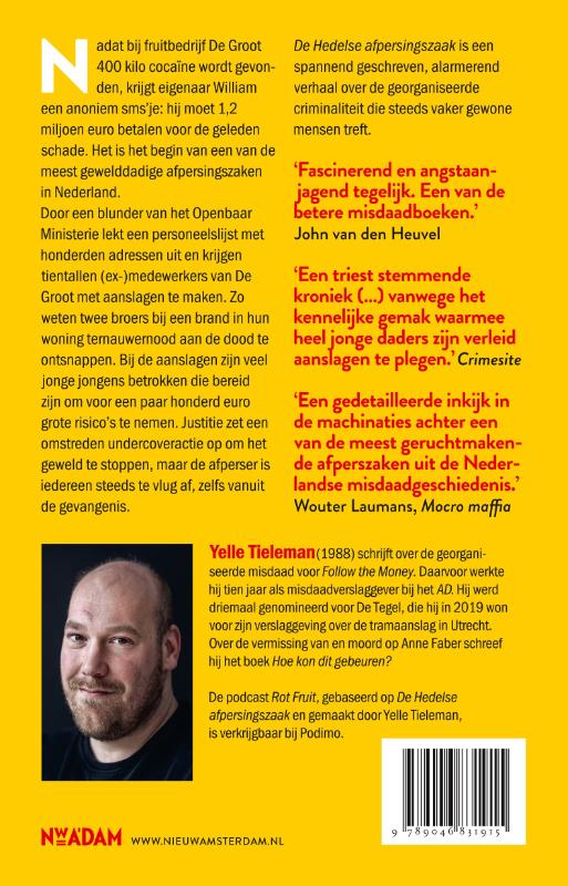 Achterkant van De Hedelse afpersingszaak