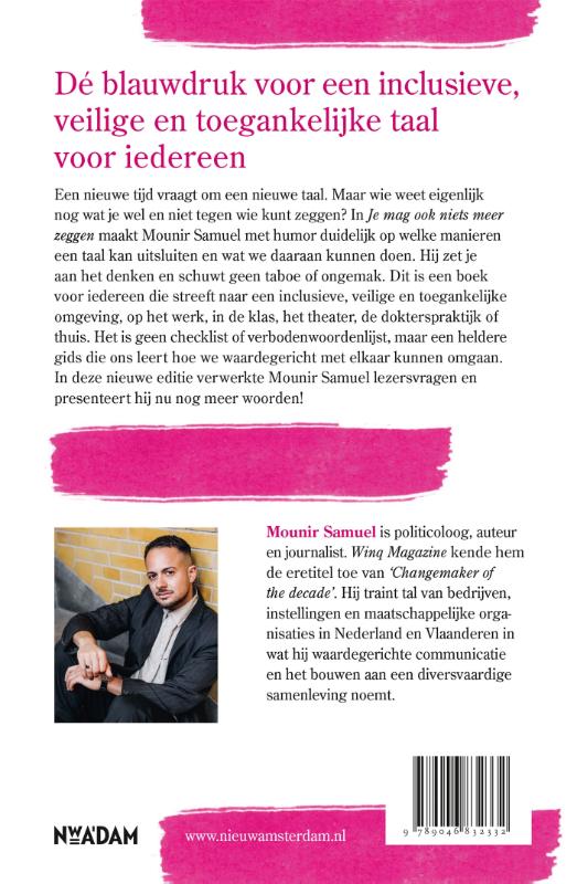 Achterkant van Je mag ook niets meer zeggen