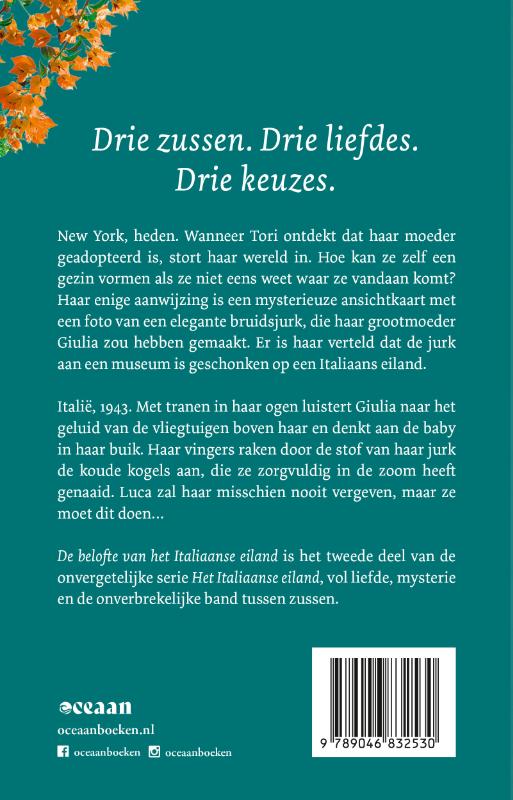 Achterkant van De belofte van het Italiaanse eiland