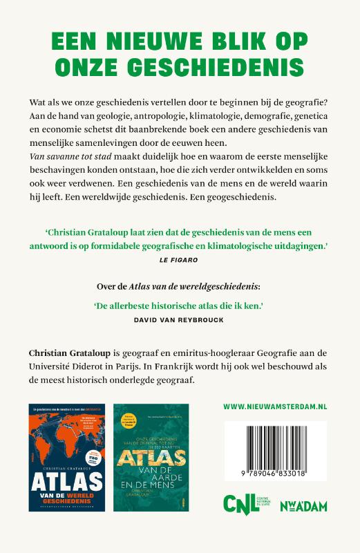 Achterkant van Van savanne tot stad