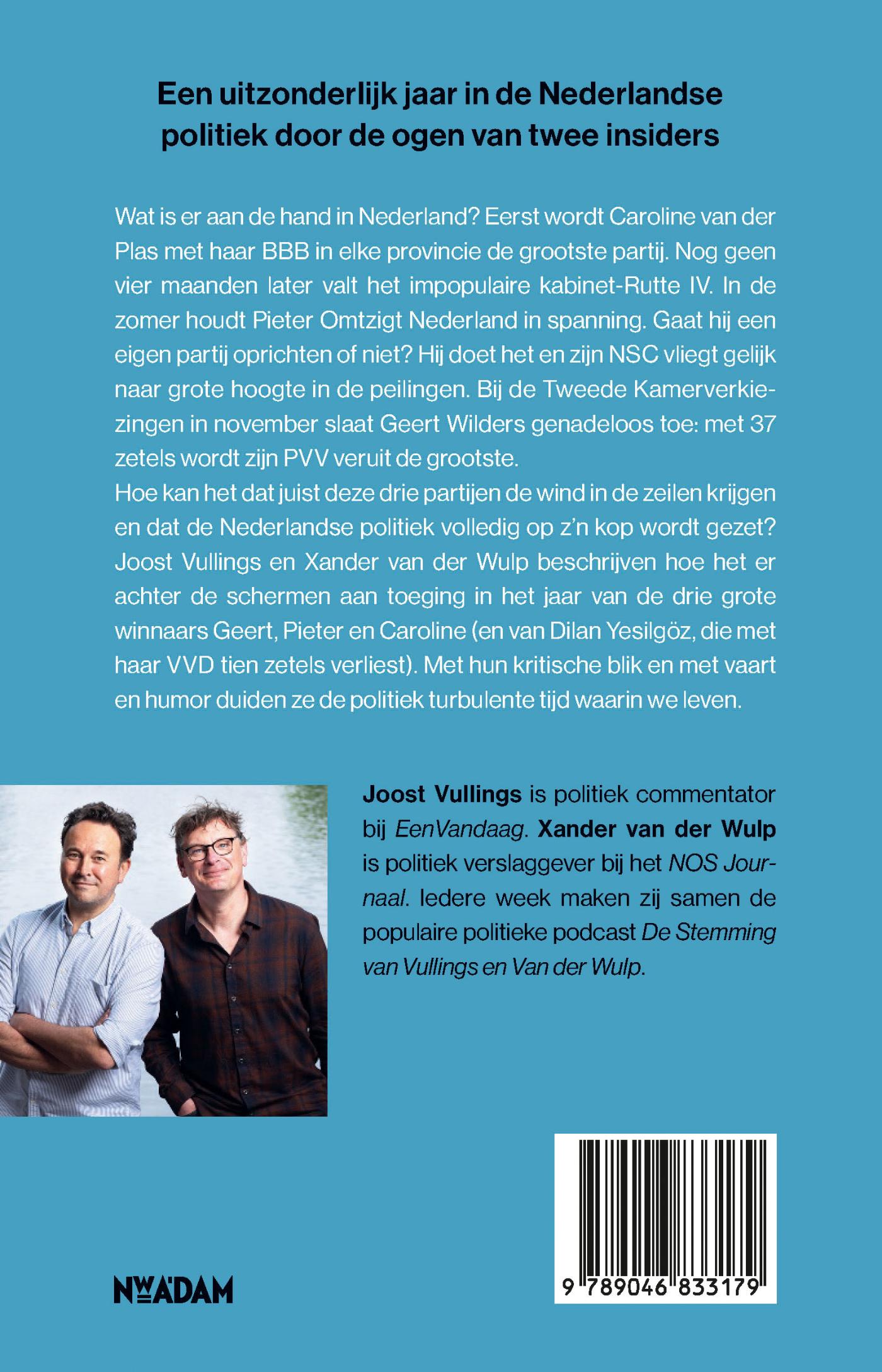 Achterkant van Het jaar van Caroline, Pieter en Geert