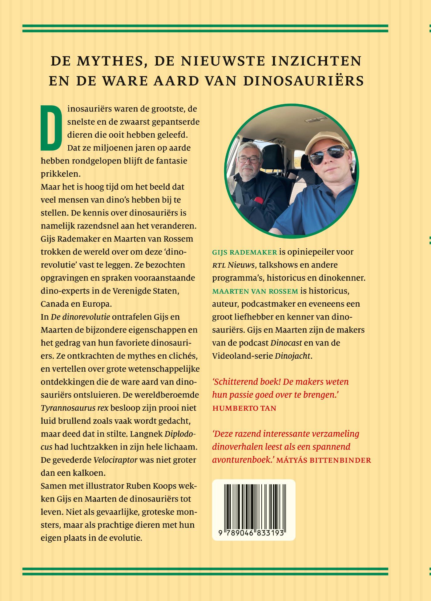 Achterkant van De dinorevolutie