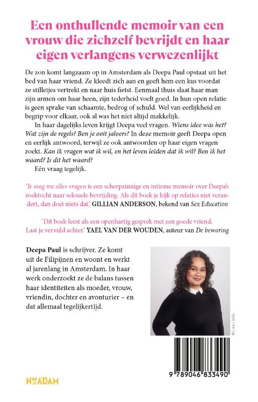 Achterkant van Je mag me alles vragen