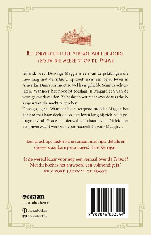 Achterkant van Zeg nooit vaarwel