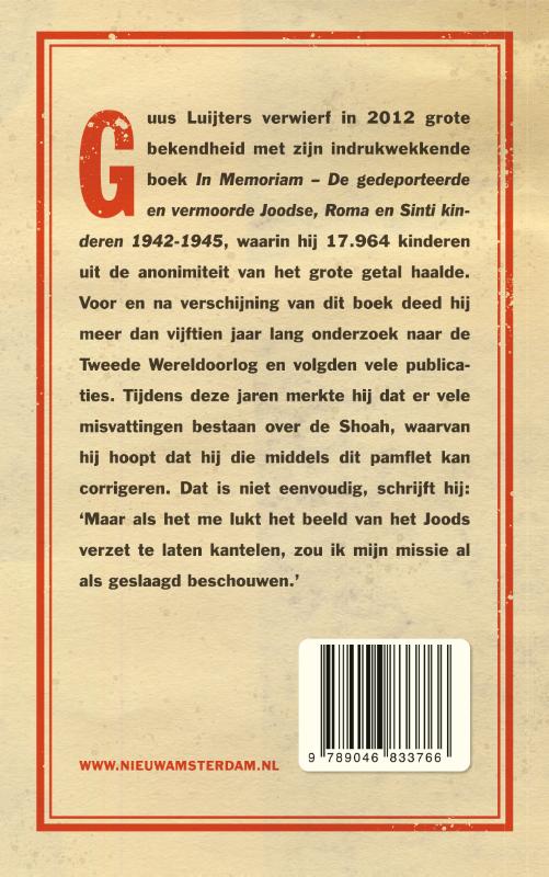 Achterkant van Misvattingen over de Shoah in Nederland
