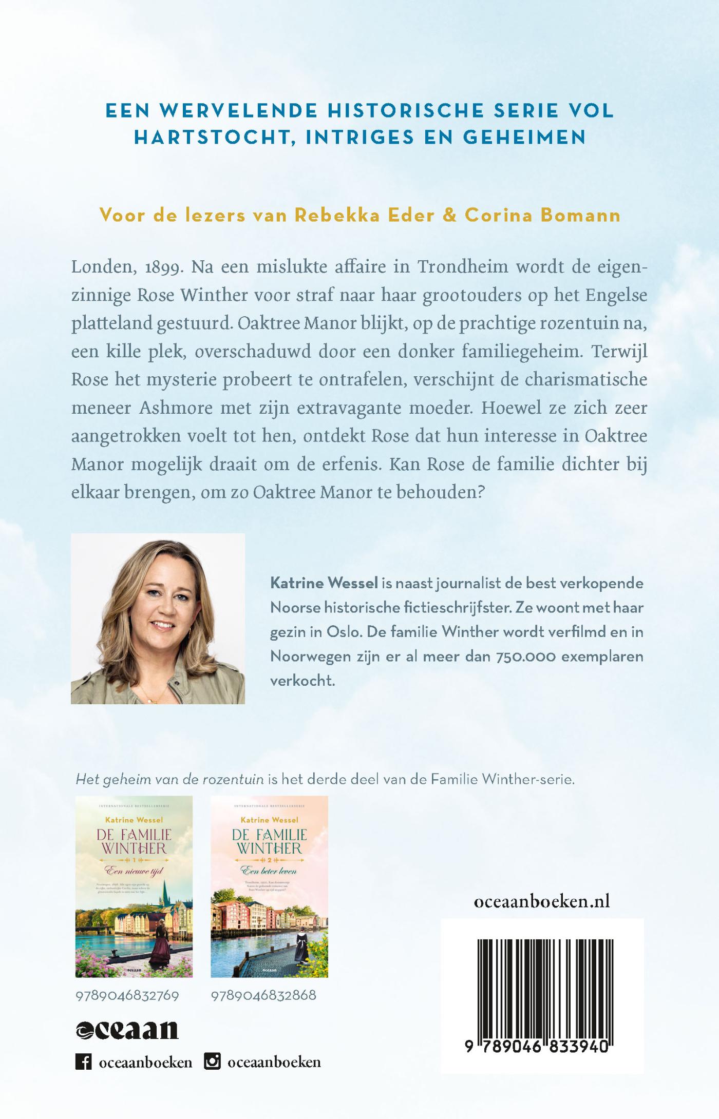 Achterkant van Het geheim van de rozentuin