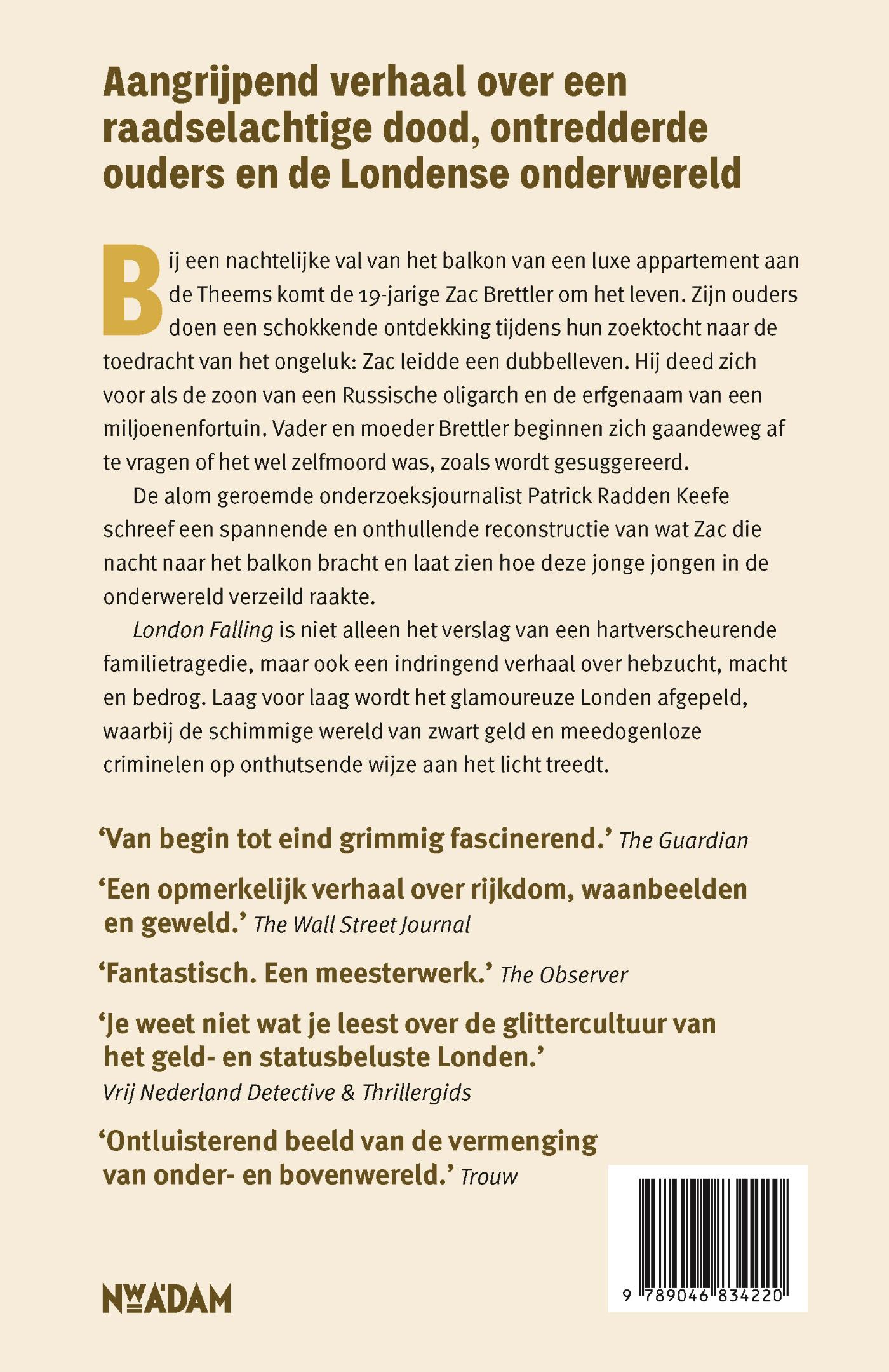 Achterkant van London Falling