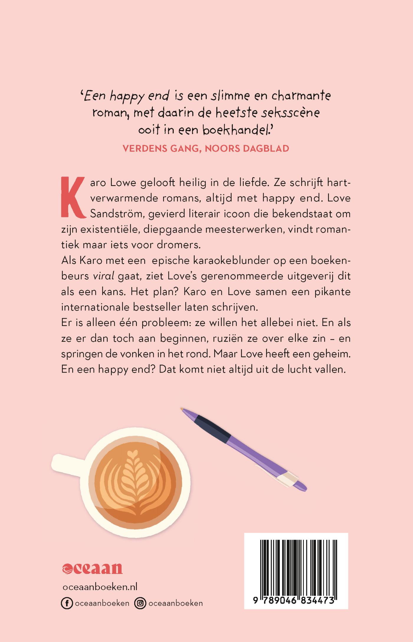 Achterkant van Een happy end