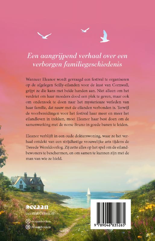 Achterkant van Een ontmoeting op het eiland