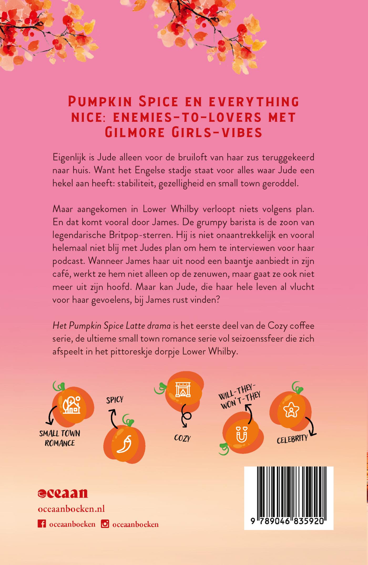 Achterkant van Het Pumpkin Spice Latte drama