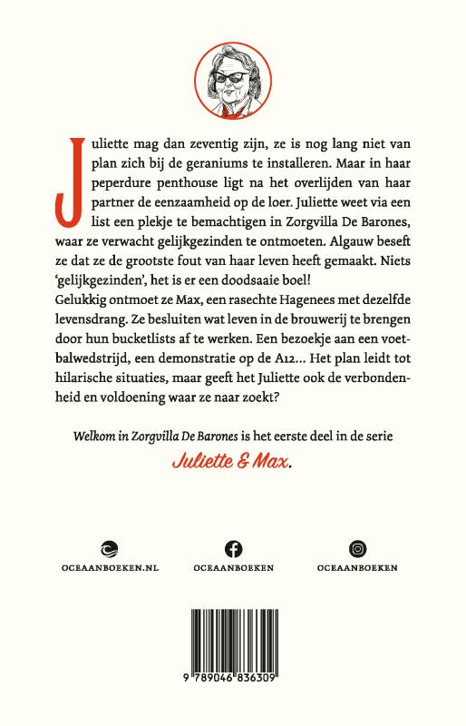 Achterkant van Welkom in Zorgvilla De Barones