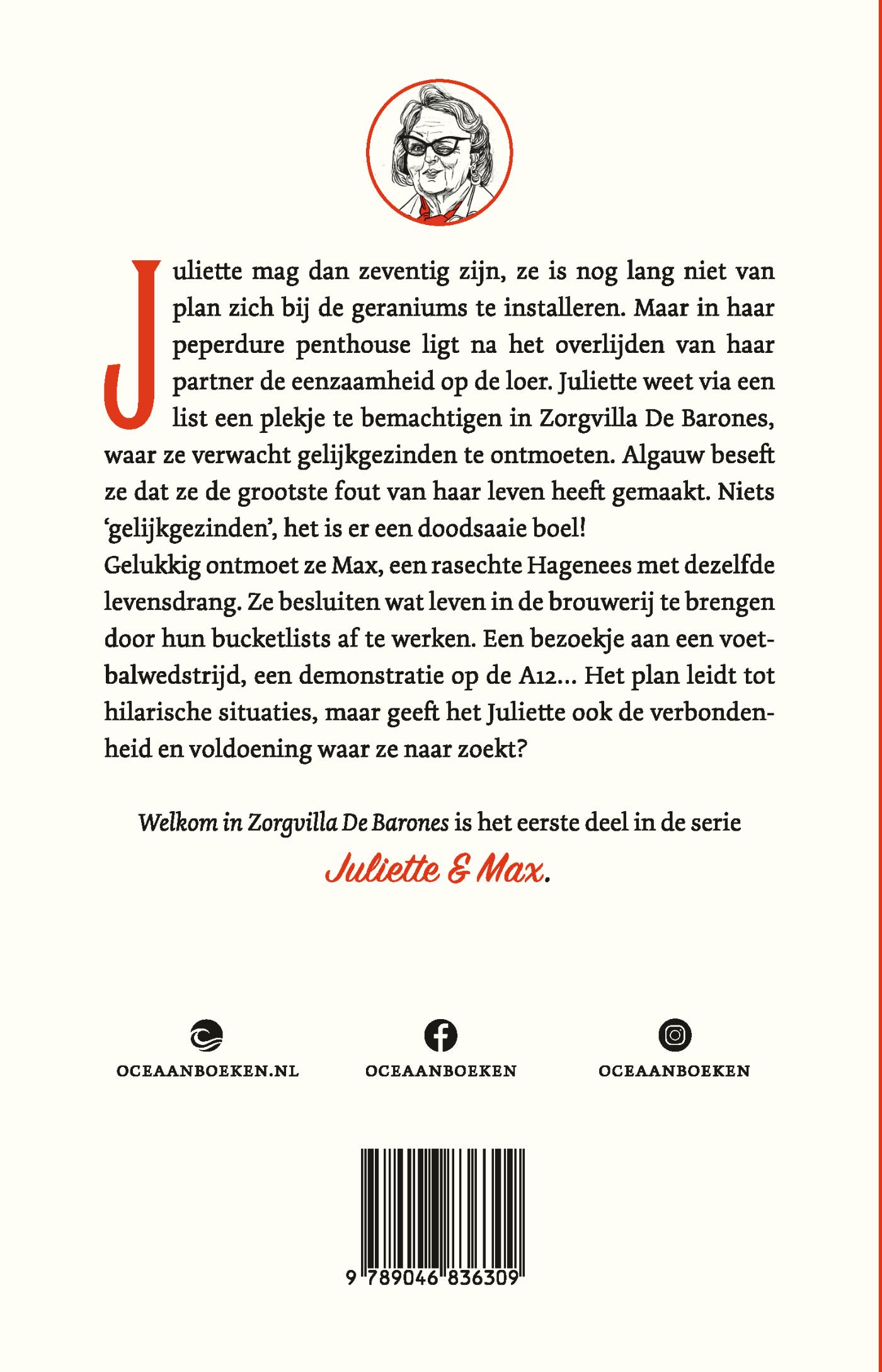 Achterkant van Welkom in Zorgvilla De Barones