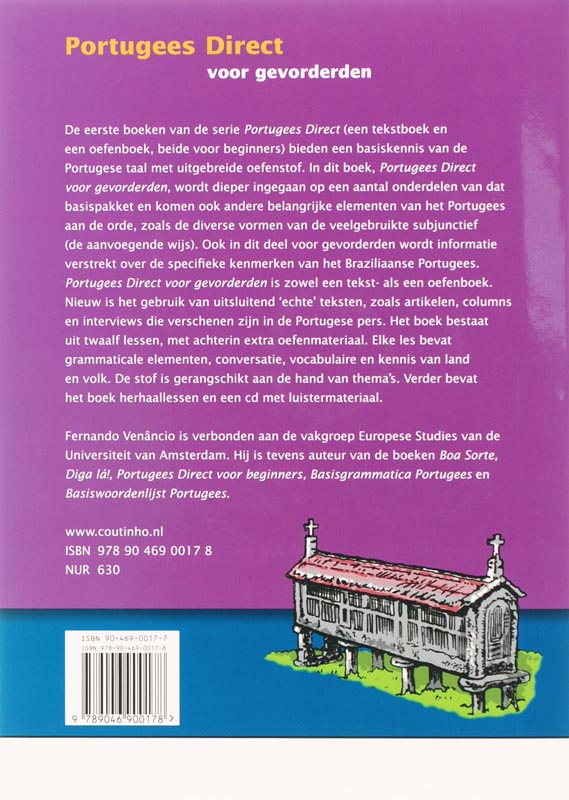 Achterkant van Portugees direct voor gevorderden