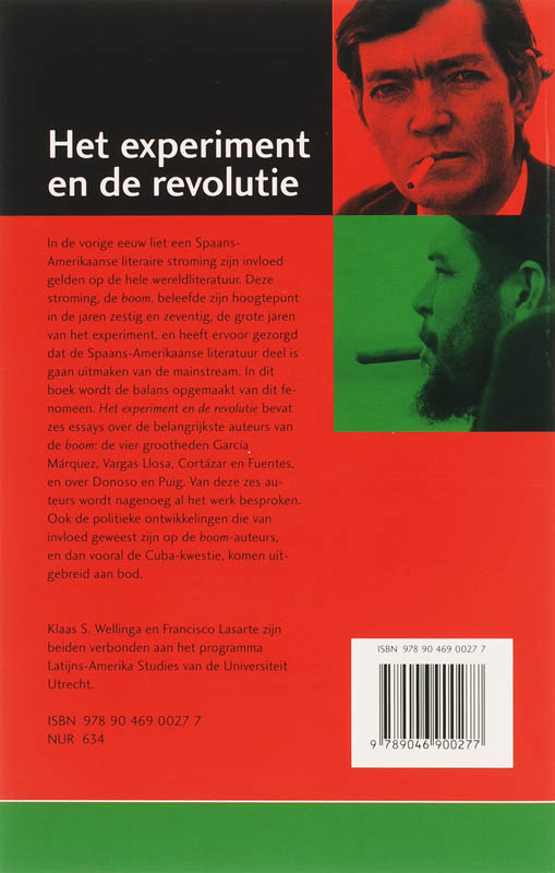 Achterkant van Het experiment en de revolutie