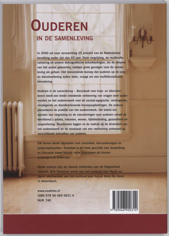 Achterkant van Ouderen in de samenleving