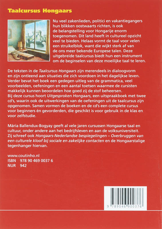 Achterkant van Taalcursus Hongaars