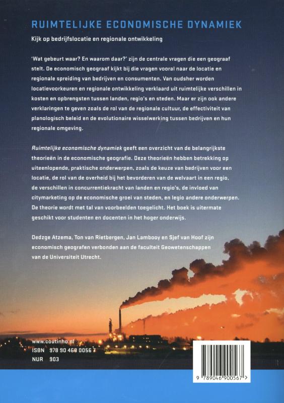 Achterkant van Ruimtelijke economische dynamiek