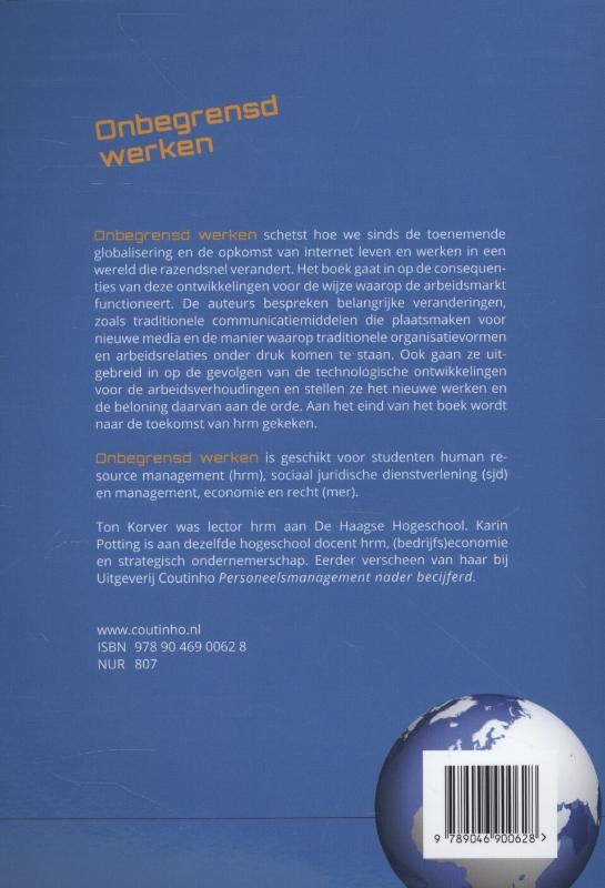 Achterkant van Onbegrensd werken