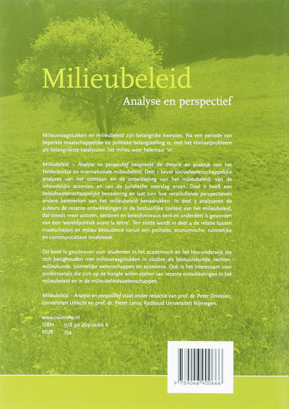 Achterkant van Milieubeleid