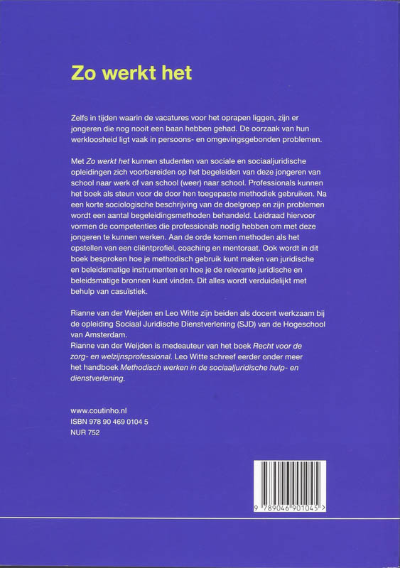 Achterkant van Zo werkt het