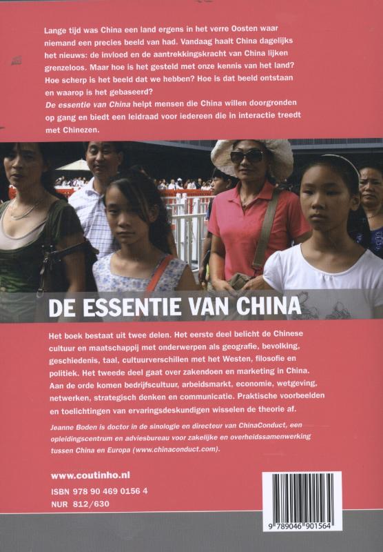Achterkant van De essentie van China