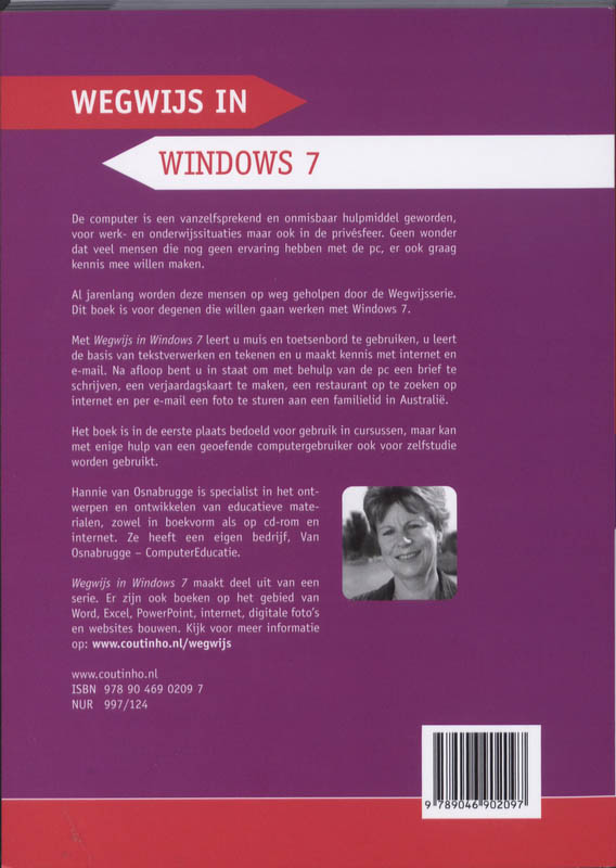 Achterkant van Wegwijs in Windows 7