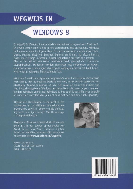 Achterkant van Wegwijs in Windows 8
