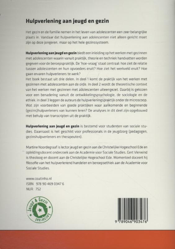 Achterkant van Hulpverlening aan jeugd en gezin