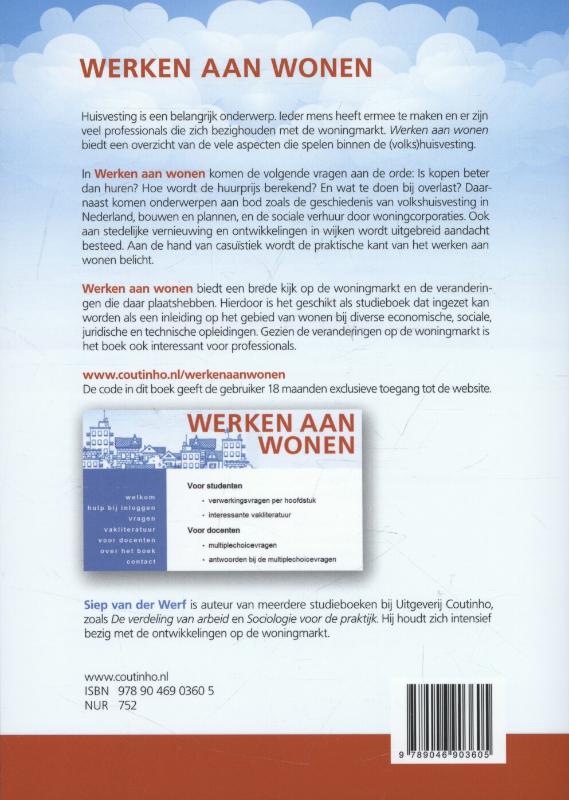 Achterkant van Werken aan wonen